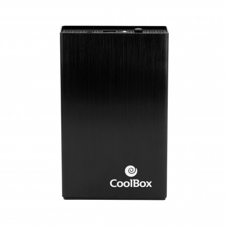 Caixa para Disco HDD 3.5" CoolBox SlimChase A-3533 Caixa de disco rígido 3.5" USB3.0 Preto Alumínio - 8436556148637
