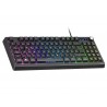 Teclado MARS GAMING MKREVO Black Full RGB H-Mechanical Full Keys TKL Keyboard. Portuguese - 4710562757569