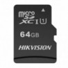 Hikvision HS-TF-M1STD-64G Cartão de Memória Micro SD 64 GB Tecnologia TLC Classe 10 U1 V30 3000 Ciclos Especial Videovigilância - 0691264068655