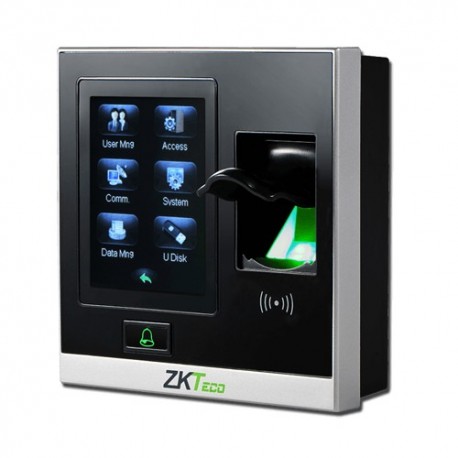 Zkteco ZK-SF420 Controlo de Acesso e Presença Autónomo TFT 2.8" Tátil Biométrico Cartão EM e Teclado TCP IP USB RS485 Wiegand e Relé Apto para Interior - 8435452861022