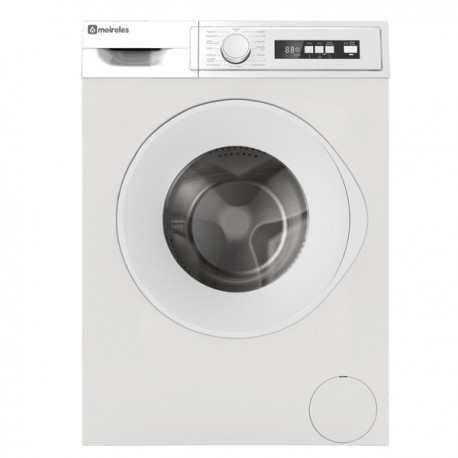 Máquina de Lavar Roupa MEIRELES MLR 1084 W de Livre Instalação Entrada Frontal 8 Kg 1000 RPM Branco - 5604409009845
