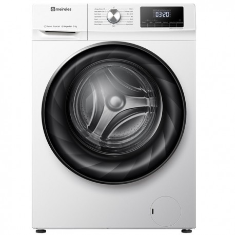 Máquina de Lavar Roupa MEIRELES MLR 1491 W de Livre Instalação Entrada Frontal 9 Kg 1400 RPM Branco - 5604409010698