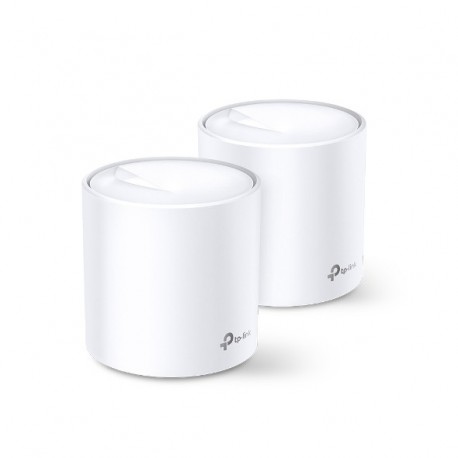 Router TP-Link AX3000 Whole Home Mesh Wi-Fi System 2-PACK TP-LINK Deco X60 (2-pack) Dual-band (2,4 GHz / 5 GHz) Wi-Fi 6 (802.11ax) Branco Interno - 6935364085599