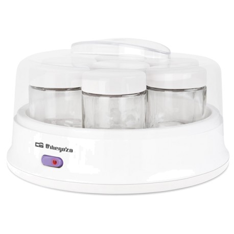 Iogurteira Orbegozo YU 2350 15 W 7 Copos de Vidro Branco - 8435568401457