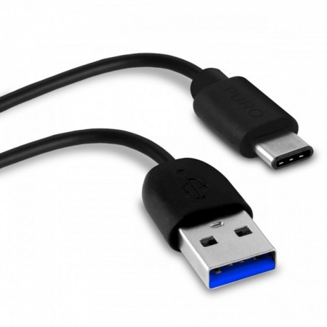 PURO - Cabo USB 1m Preto CUSBC31USB31BLK - 8033830158896