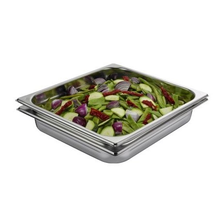 AEG MAXIKLASSE STEAM KIT A9OBGC23 Tabuleiro para Cozinhar a Vapor, Inox, 2 Peças - 7321423388029