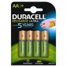 DURACELL - Ultra Recarregável AA 2500mAh Blister 4 - 5000394057043