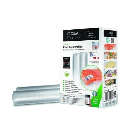 CASO - Rolo p/ Vácuo 20x600cm 2 Un - 4038437012217