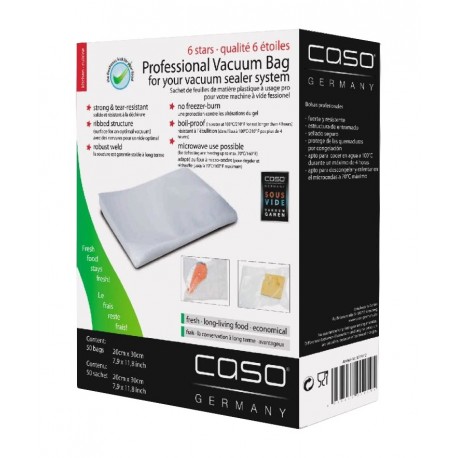 CASO - Sacos para Vácuo 20x30cm 50St - 4038437012194