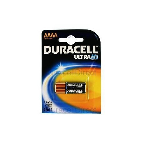 DURACELL - Pilhas Alcalinas 1,5V LR61 / AAAA Bl2 - 5000394041660
