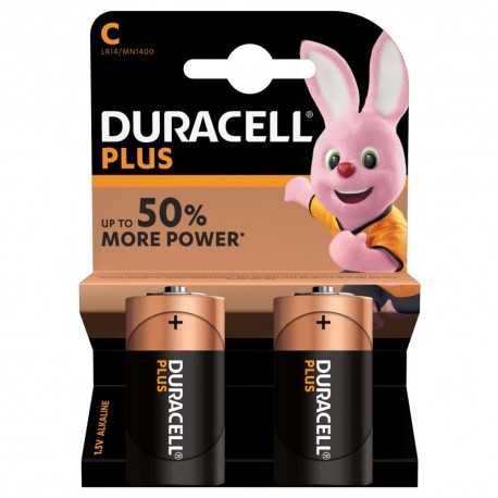DURACELL - Pilha Alc Plus Power C BL2 LR14-MN1400 - 5000394019089