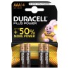 DURACELL - Pilha Alc Plus PowerAAA BL4 LR03-MN2400 - 5000394018457