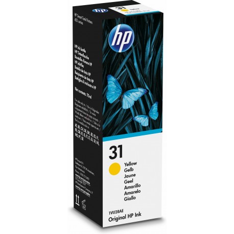 HP - Tinteiro Tank 31 70ml Amarelo 1VU28AE - 0191628349500