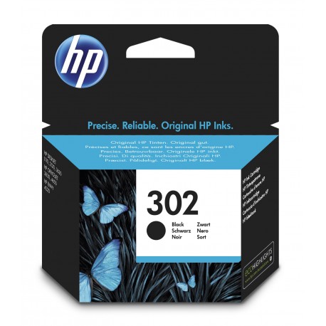 HP - Tinteiro 302 Preto F6U66AE - 0888793803028