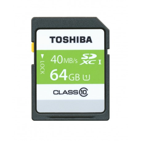 Toshiba SDXC UHS1, 64GB cartão de memória Classe 10 40 MB/s - 4047999330271
