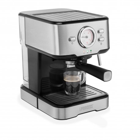 Máquina de Café PRINCESS 249412 Expresso e Cápsulas 1,5 l 1100 W Preto Inox - 8713016094261