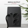 UPS TRUST Ininterrupta De 800 VA C 2 Tomadas Eletricas - 8713439235036