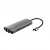 Adaptador TRUST USB-C Multiportas 7 Em 1 Em Aluminio - 8713439237757