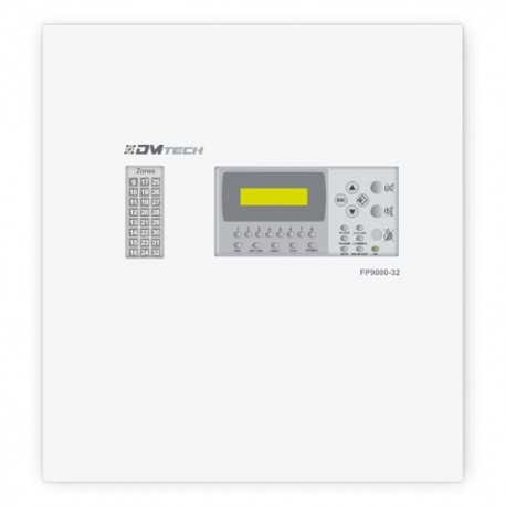 Dmtech DMT-FP9000-16-PT Central convencional de 16 areas com ecra LCD 2 Saida da Sirene - 8435325454542