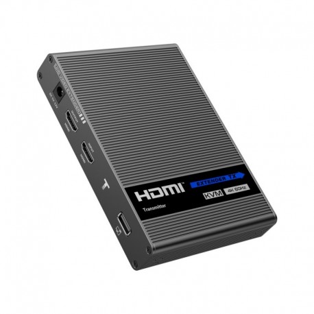 Oem HDMI-EXT-4K-KVM Extensor HDMI/USB por Cabo Ethernet CAT6 Emissor e Receptor 70 m até 4K Áudio S/PDIF