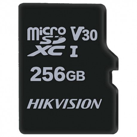 Hikvision HS-TF-M1STD-256G Cartão de Memória Tecnologia TLC 256 GB Class 10 U1 V30 Especial Videovigilância