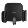 Ajax AJ-STARTERKITPLUS-CAM-B Kit de Alarme Profissional 5 em 1 Certificado Grau 2 Ethernet Wi-Fi Dual SIM 4G Sem fios 868 MHz Jeweller e Wings Preto