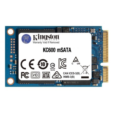 SSD MSATA KINGSTON 256GB KC600 - 0740617315981