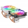 Cooler MARS GAMING MCPU220 CPU COOLER. ARGB 12CM PWM FAN. 4X HEATPIPE. 140W. BLACK - 4710562758818