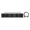 QNAP 12-bay 2U Rackmount USB-C 3.1 Gen2 10Gbps JBOD Expansion Unit- TL-R1200C-RP - 4713213516171