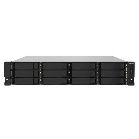 NAS QNAP 12-Bay Annapurna Labs Alpine AL324 1.7GHz/4GB/2x10Gb+2x2.5Gb/USB/RPS/2U-TS-1232PXU-RP-4G - 4713213518120