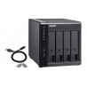 QNAP 4-bay 3.5" SATA HDD USB 3.0 Type-C Hardware RAID External Enclosure- TR-004 - 4713213514429