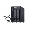 QNAP 2-bay 3.5" SATA HDD USB 3.1 Gen2 10Gbps Type-C Hardware RAID External Enclosure- TR-002 - 4713213515310