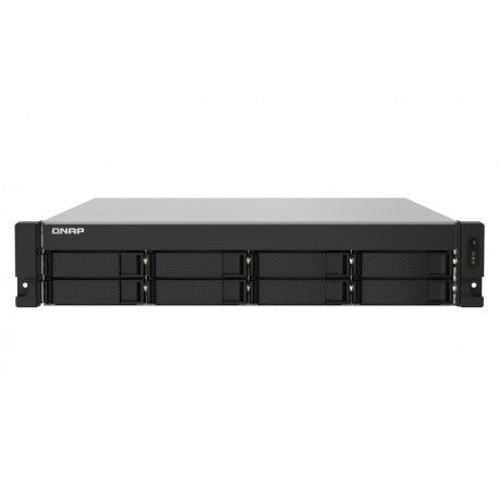 NAS QNAP 8-Bay Annapurna Labs Alpine AL324 1.7GHz/4GB/2x10Gb+2x2.5Gb/USB/RPS/2U-TS-832PXU-RP-4G - 4713213518144