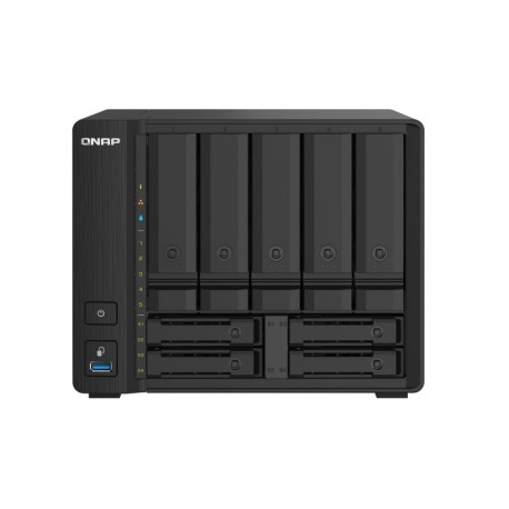 NAS QNAP 5+4-Bay Annapurna Labs Alpine AL324 1.7GHz/4GB/2x10Gb+2x2.5Gb/USB/Tower-TS-932PX-4G - 4713213517963