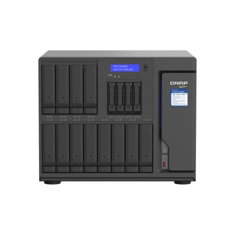NAS QNAP 16-Bay Xeon W-1250 6C 3.3GHz/32GB/4x2.5Gb.2x10Gb/Thunderbolt/USB/Tower-TVS-h1688X-W1250-32G - 4713213518403