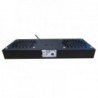 WP RACK Fan Tray for RWA 450 Depth Cabinets with 2 Fans and Thermostat Black Ral 9005 - 8032958189799