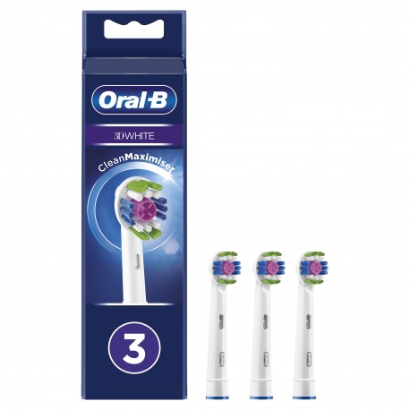 Braun Oral-B 3D White 80338474 cabeça de escova de dentes 3 unidade(s) Branco - 4210201317807