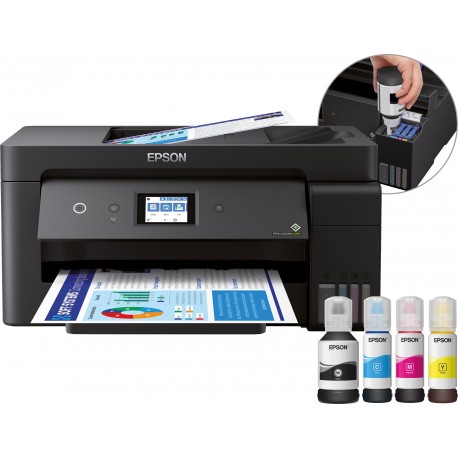 Impressora Epson C11CH96401 EcoTank ET-15000 All-in-One Cartridge-Free Supertank Multifunções Cor A3 4800 x 1200 DPI Preto - 8715946673349