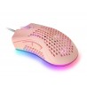 Rato MARS GAMING MMEX. 32000DPI. OPTICAL SWITCHES. 75G. RGB. FEATHER. SOFT. PINK - 4710562759259