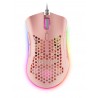 Rato MARS GAMING MMEX. 32000DPI. OPTICAL SWITCHES. 75G. RGB. FEATHER. SOFT. PINK - 4710562759259
