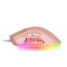 Rato MARS GAMING MMEX. 32000DPI. OPTICAL SWITCHES. 75G. RGB. FEATHER. SOFT. PINK - 4710562759259