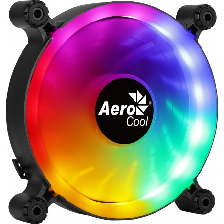 Ventoinha Aerocool Spectro 12 FRGB para Caixa de Computador Ventoinha 12 cm 1000 RPM Preto, Translúcido - 4710562755558