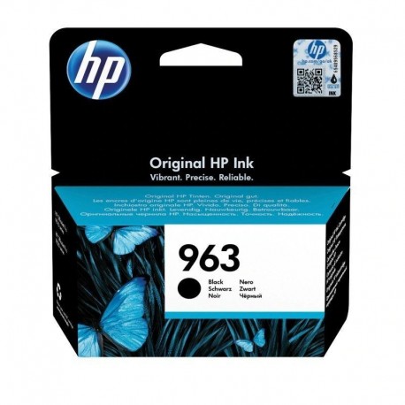 HP Tinteiro Original 963 Preto, Cartucho de Tinta - 0192545866477