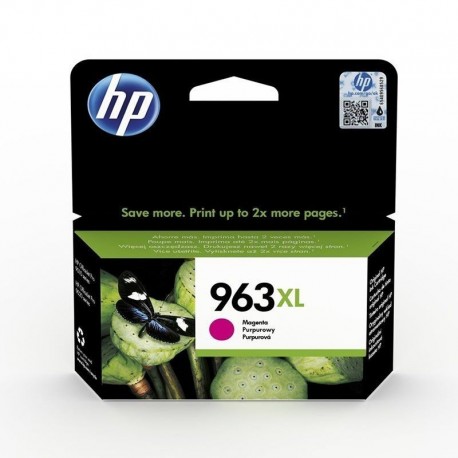 HP Tinteiro Original 963XL Magenta de Elevado Rendimento, Alta Capacidade, Rendimento Alto (XL), Cartucho de Tinta - 0192545866552