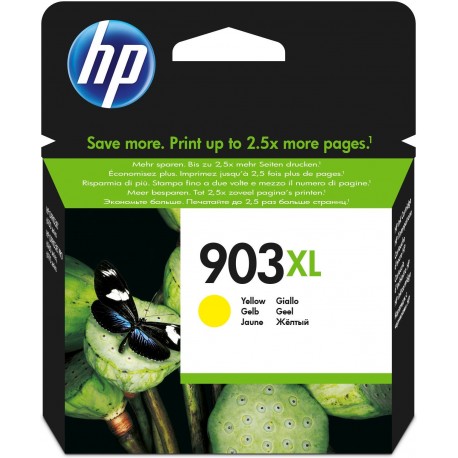 HP Tinteiro Original 903XL Amarelo de Elevado Rendimento, Cartucho de Tinta XL Alta Capacidade - 0889894728975