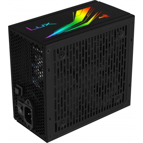 Aerocool LUX RGB 850M Fonte de Alimentação 850 W 20+4 pin ATX, Ventilador 12 cm, 80 Plus, Bronze, Preto - 4710562759419