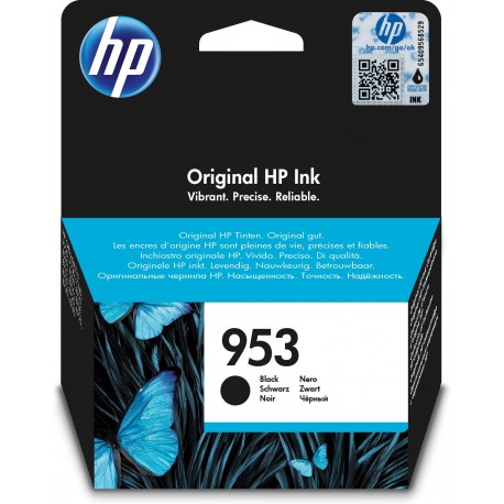 HP Tinteiro Original 953 Preto, Cartucho de Tinta - 0725184104077
