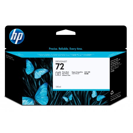 HP Tinteiro DesignJet 72 Original Preto Fotográfico de 130 ml, Alta Capacidade, Rendimento Alto (XL), Cartucho de Tinta - 0808736779760