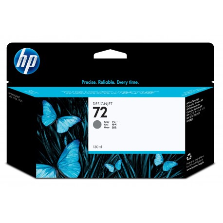 HP Tinteiro DesignJet 72 Original Cinzento de 130 ml, Alta Capacidade, Rendimento Alto (XL), Cartucho de Tinta - 0808736779845