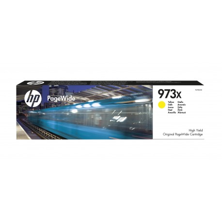 HP Consumível PageWide Original 973X Amarelo de Elevado Rendimento, Alta Capacidade, Cartucho de Tinta - 0889296544685
